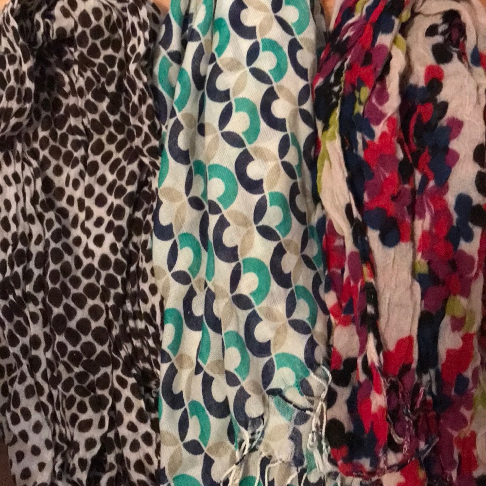 Lot of 3 Old Navy Scarves
